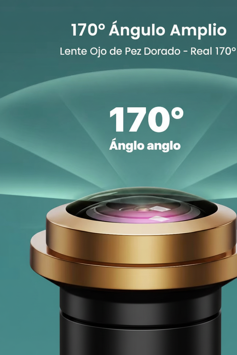 170° Ángulo Amplio - Solo español