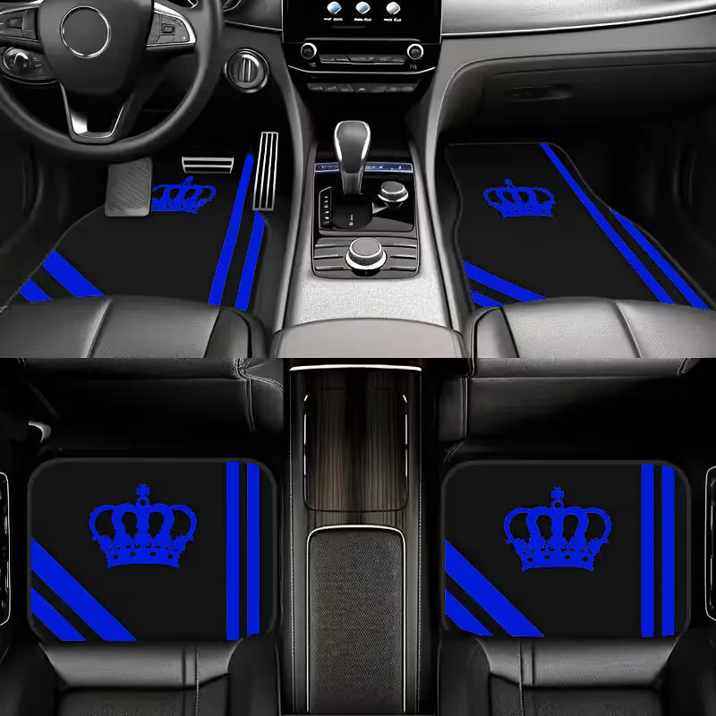 Alfombrillas Universales Premium para Auto – Diseño Corona Minimalista