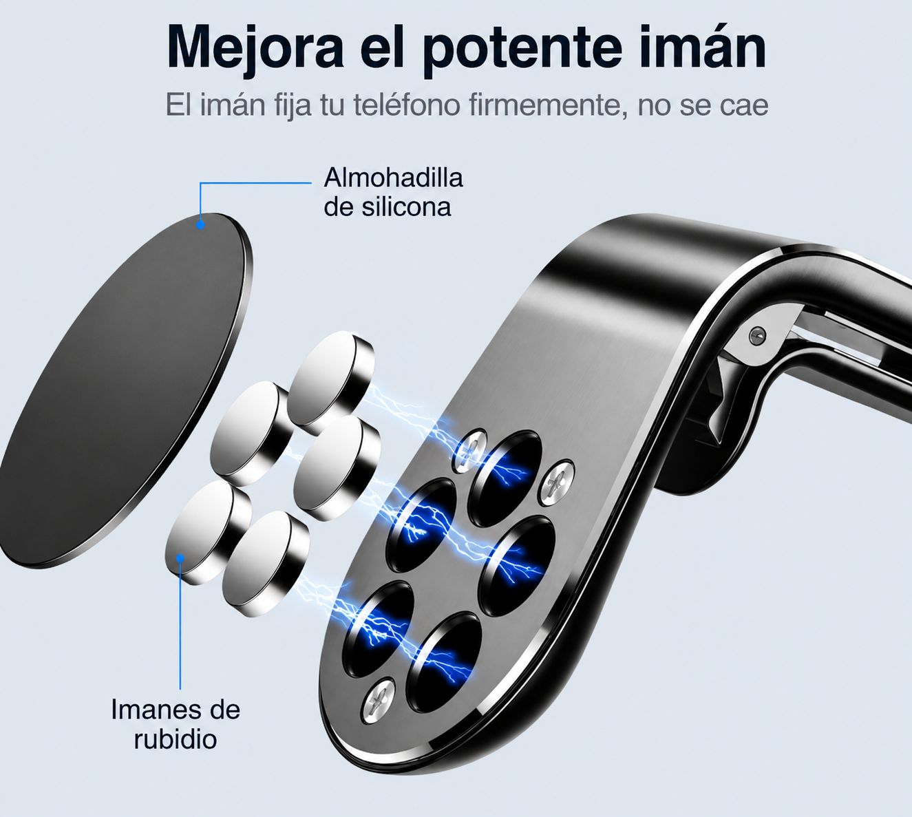 Soporte Magnético para iPhone y Samsung – Auto