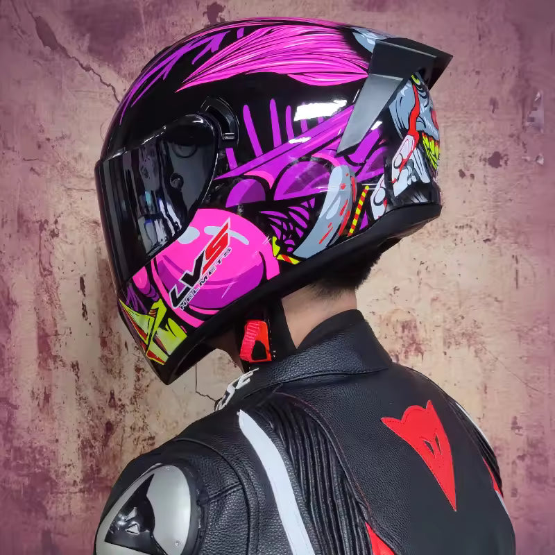Casco de Moto Doble Visor para Hombre y Mujer