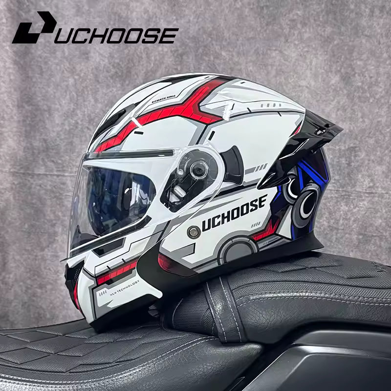 Casco Modular Abatible DOT para Moto y Motocross