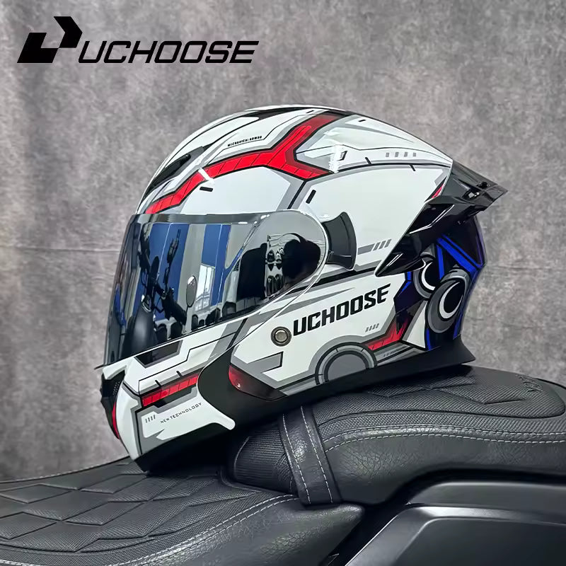 Casco Modular Abatible DOT para Moto y Motocross