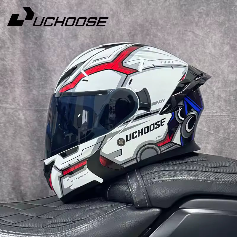 Casco Modular Abatible DOT para Moto y Motocross