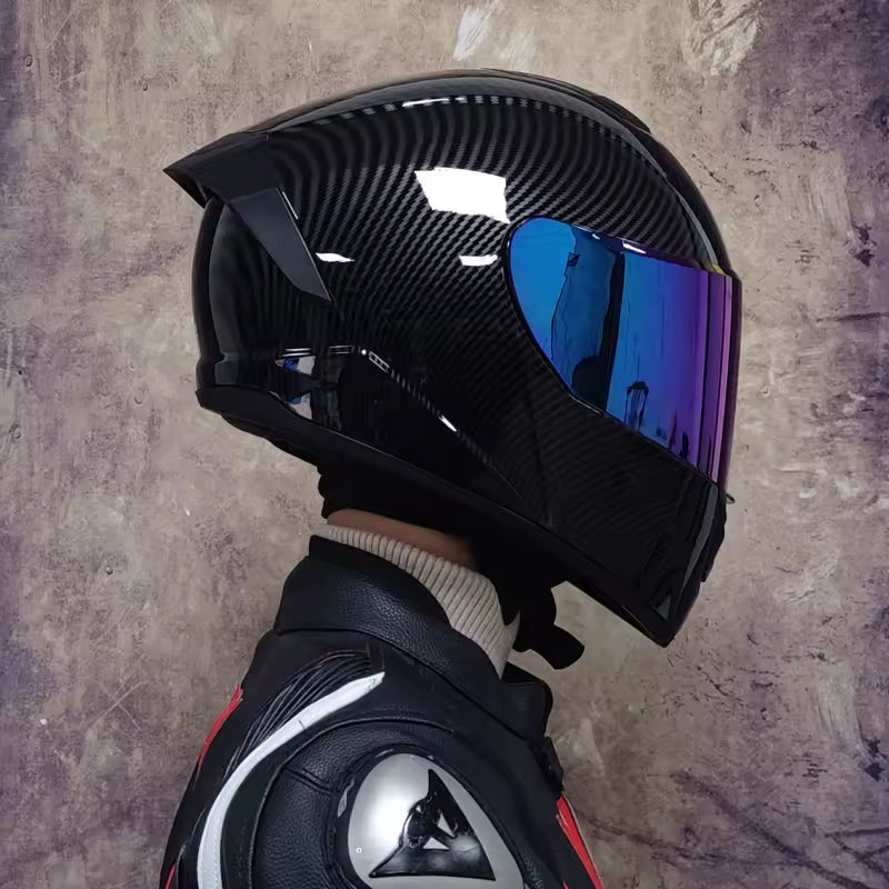 Casco de Moto Doble Visor para Hombre y Mujer