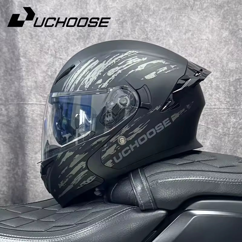 Casco Modular Abatible DOT para Moto y Motocross