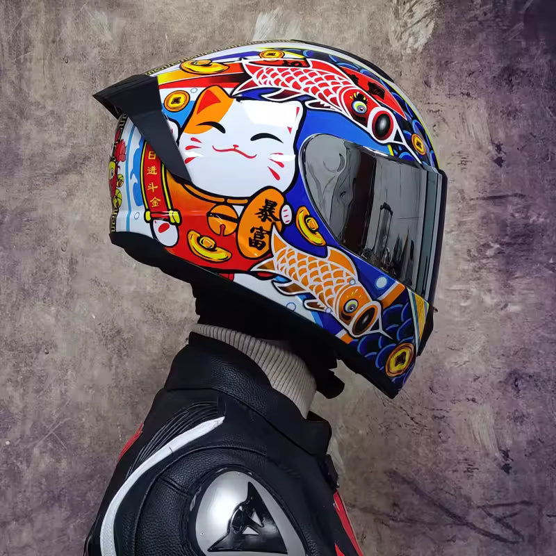 Casco de Moto Doble Visor para Hombre y Mujer