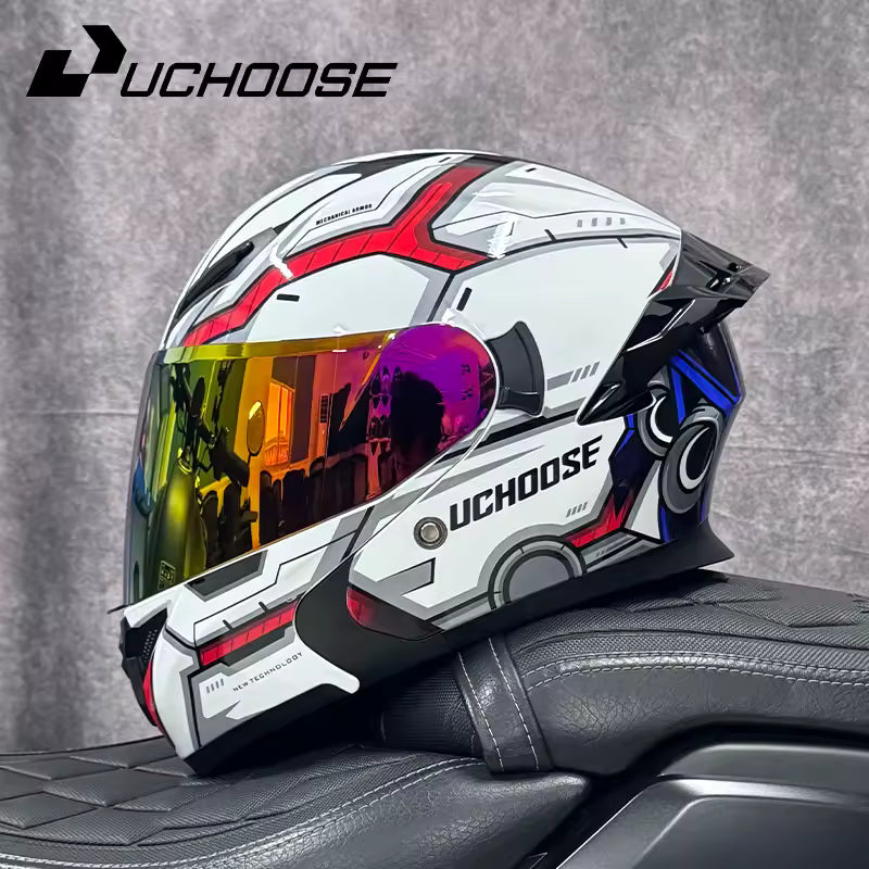 Casco Modular Abatible DOT para Moto y Motocross