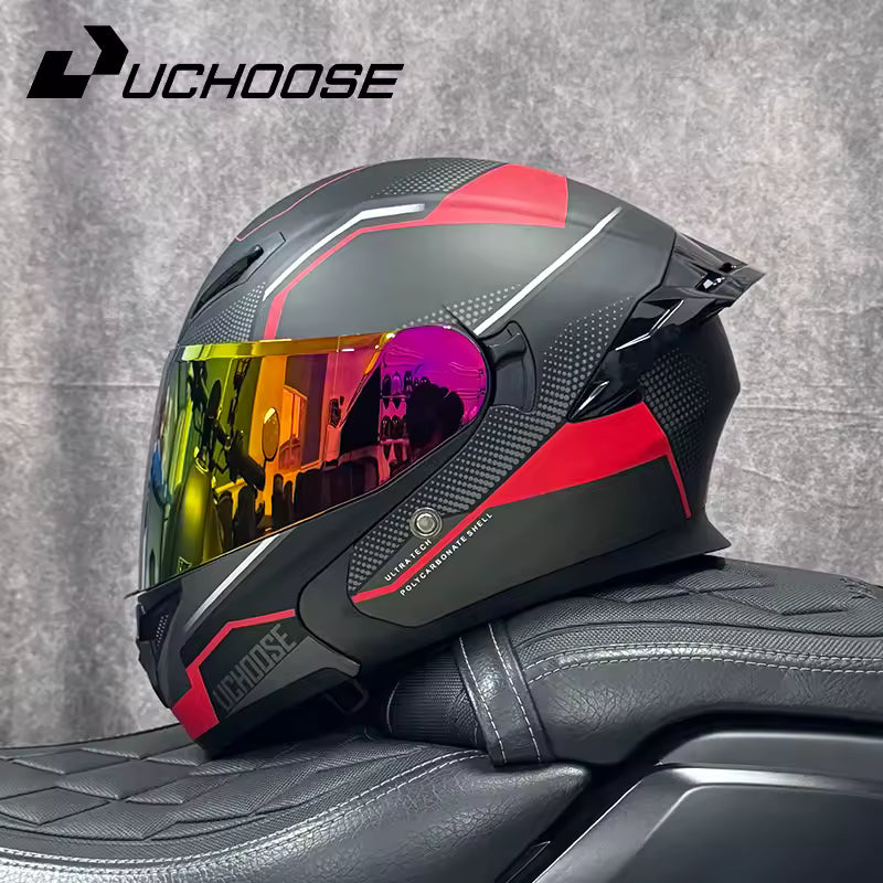 Casco Modular Abatible DOT para Moto y Motocross