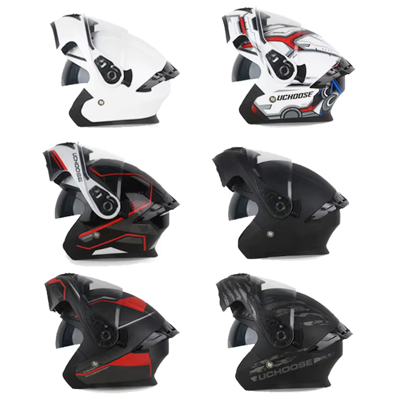 Casco Modular Abatible DOT para Moto y Motocross