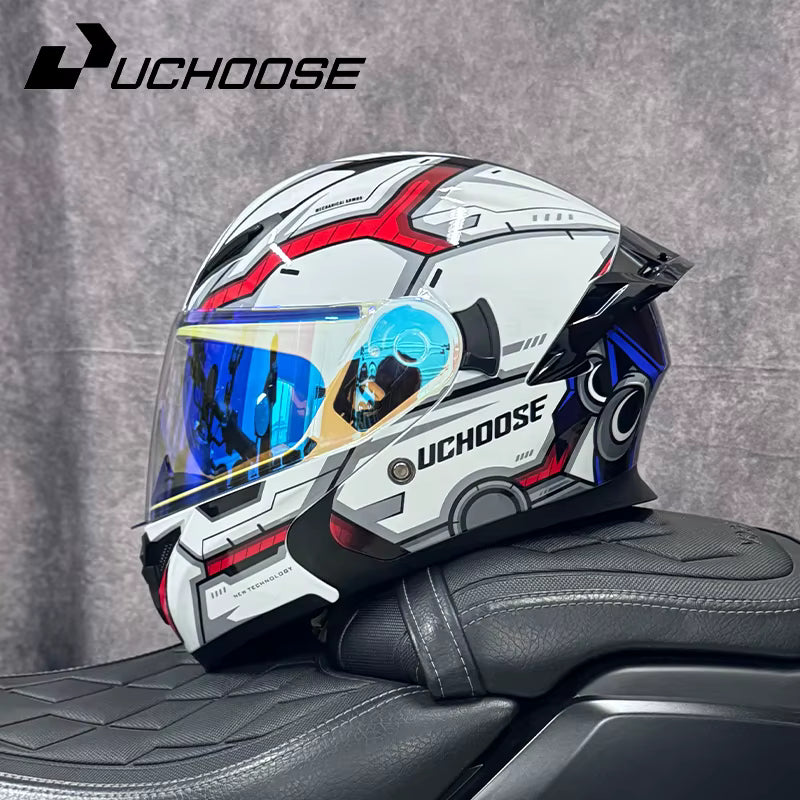 Casco Modular Abatible DOT para Moto y Motocross