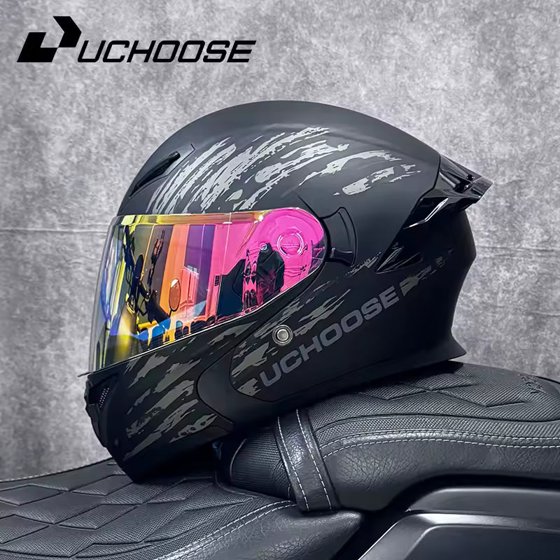 Casco Modular Abatible DOT para Moto y Motocross