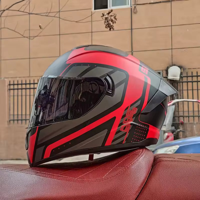 Casco de Moto Doble Visor para Hombre y Mujer