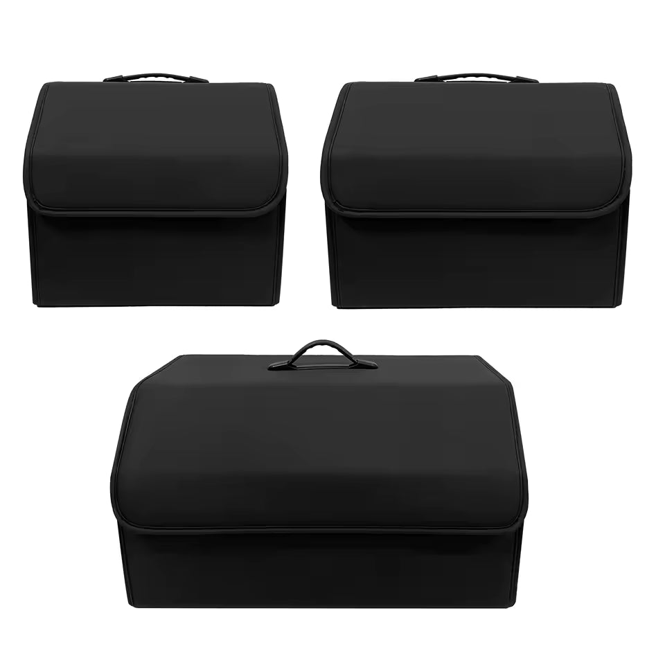 Organizador Plegable Premium para Maletero de Coche en Cuero PU