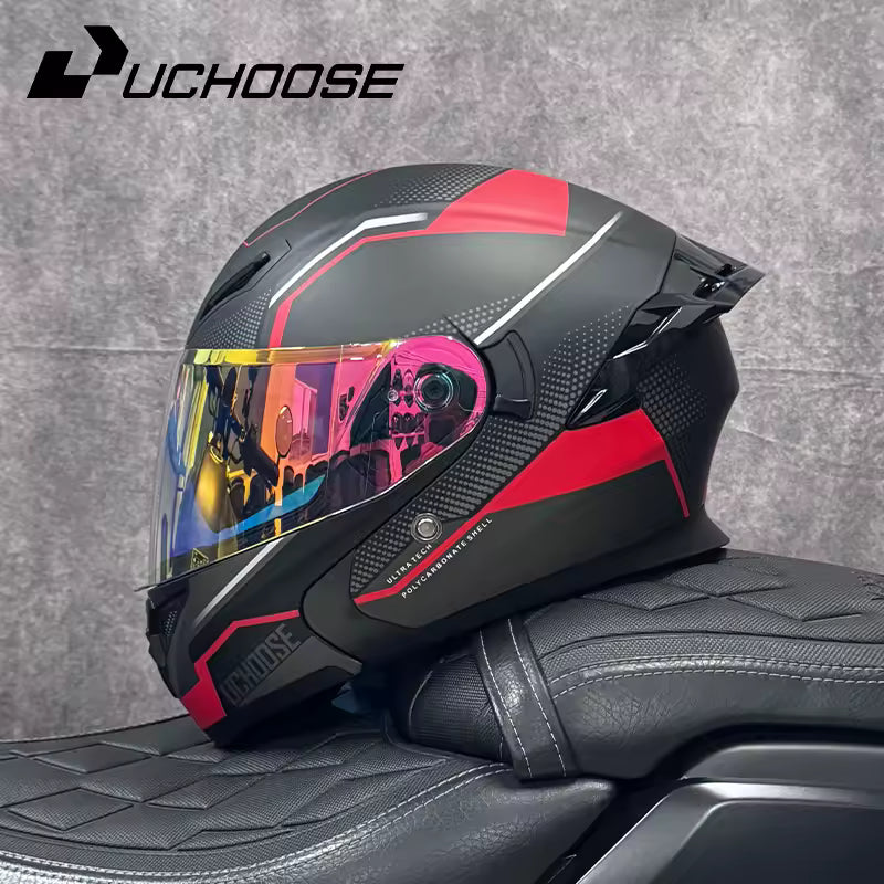 Casco Modular Abatible DOT para Moto y Motocross