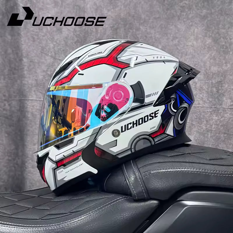 Casco Modular Abatible DOT para Moto y Motocross