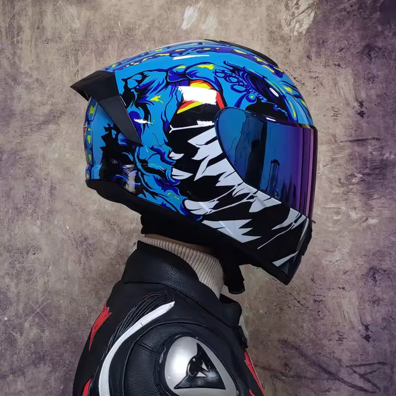 Casco de Moto Doble Visor para Hombre y Mujer