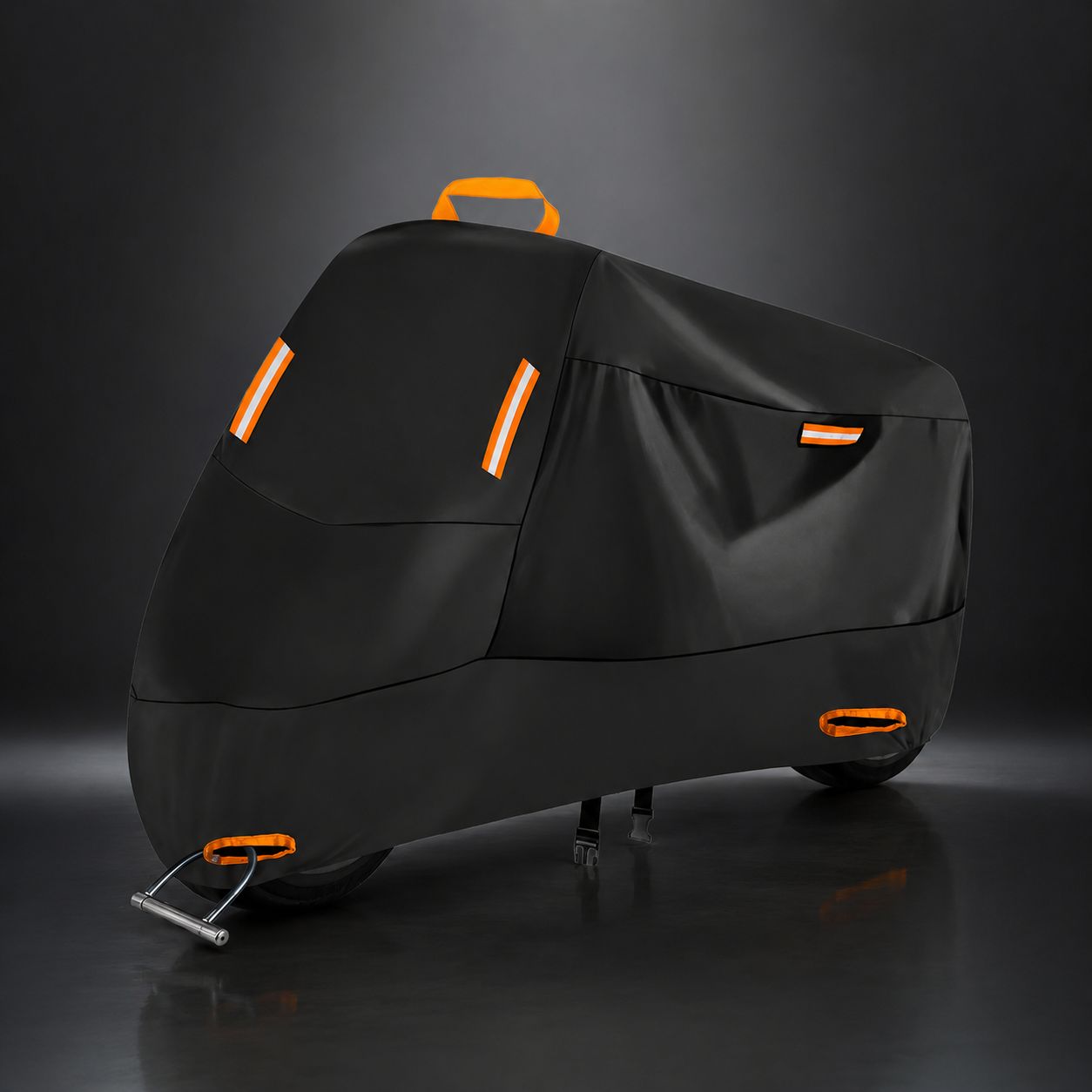 Funda Impermeable para Moto con Protección UV – Cubierta Resistente de Poliéster Grueso para Motocicleta y Bicicleta