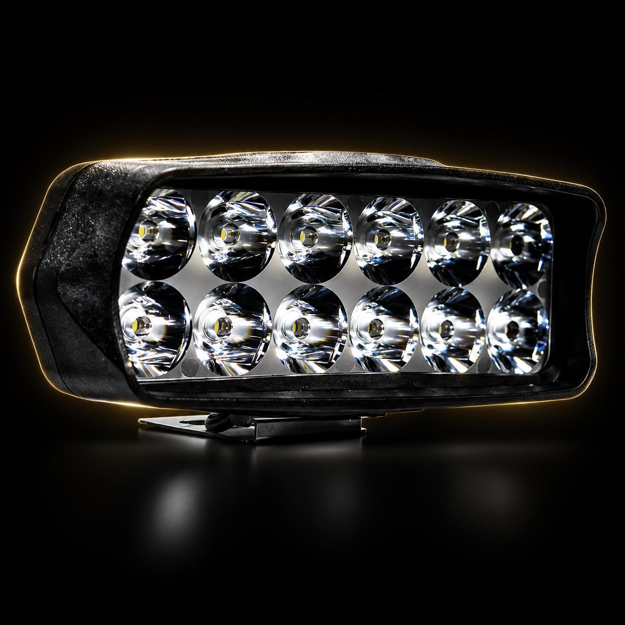 Faro LED Auxiliar Moto 8/12/16 Luces – Antiniebla Impermeable Alta Potencia